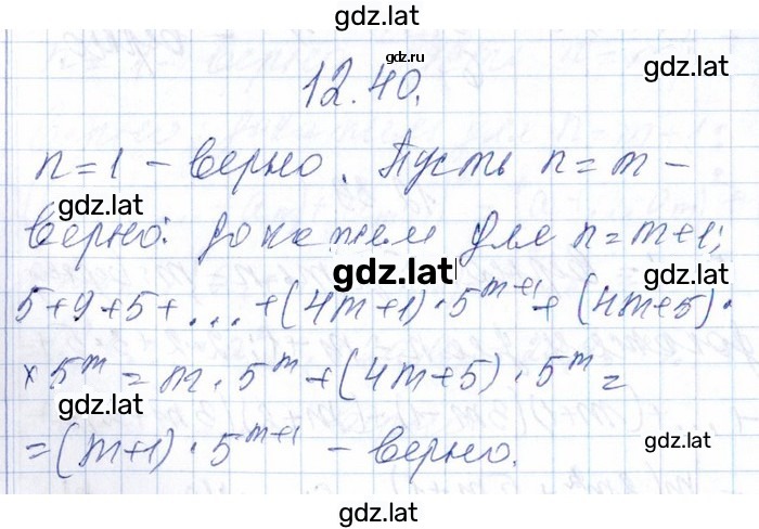 Решение задания № 12.40 — страница 1