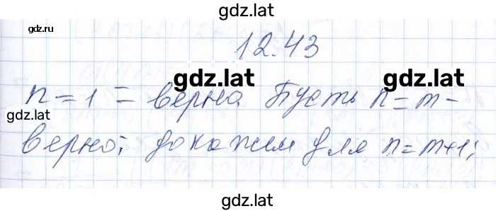 Решение задания № 12.43 — страница 1