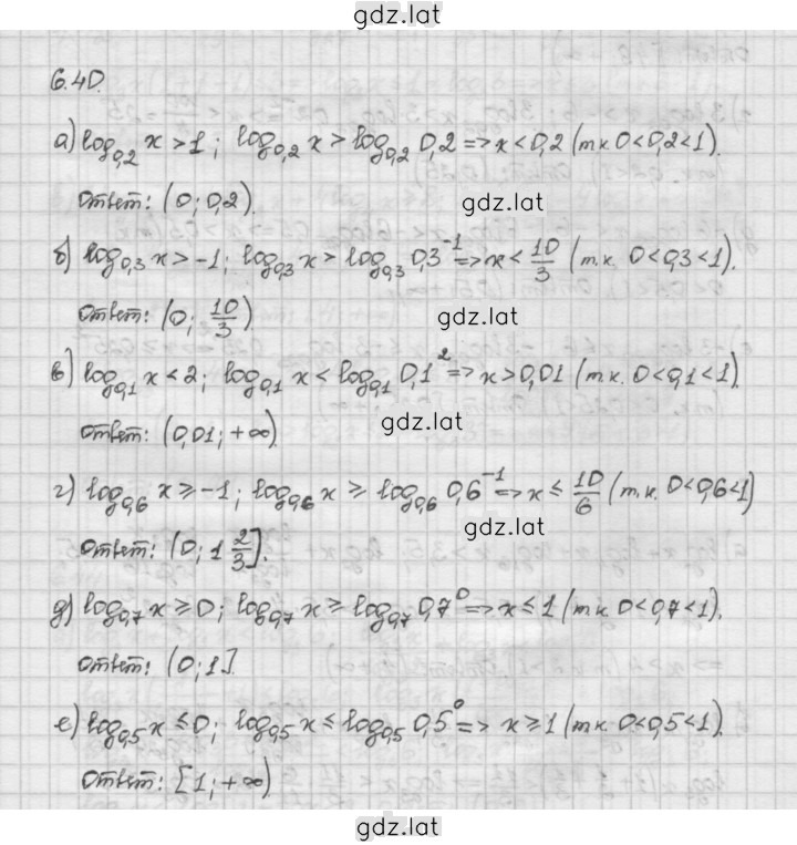 Решение задания № 6.40 — страница 1