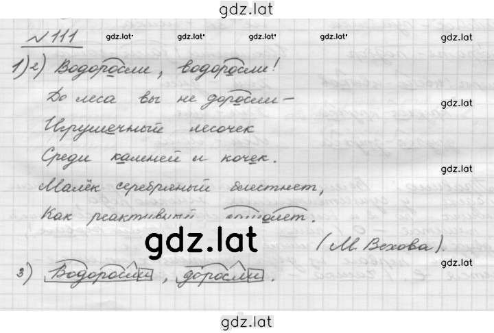 Решение задания № 111 — страница 1