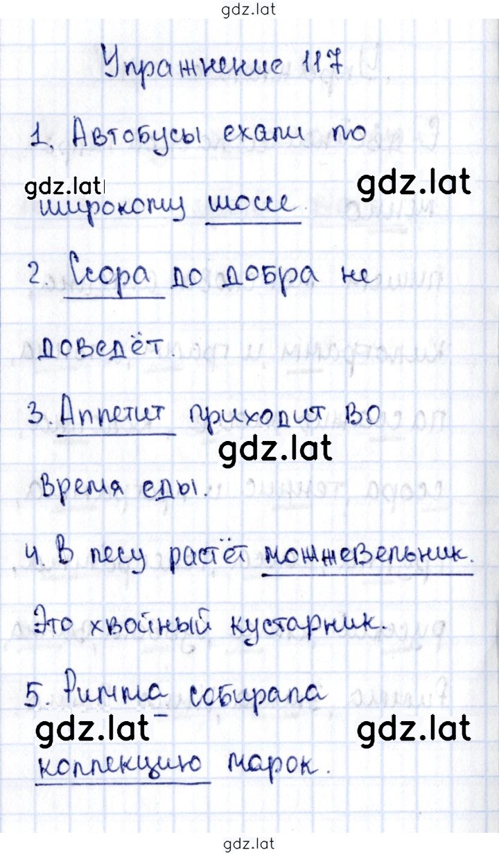 Решение задания № 117 — страница 1