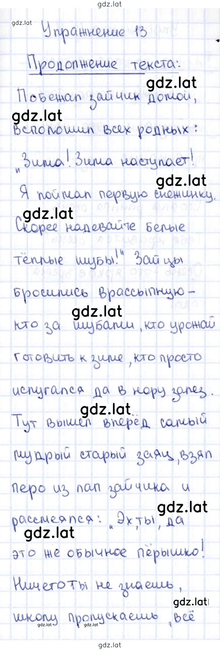 Решение задания № 13 — страница 1