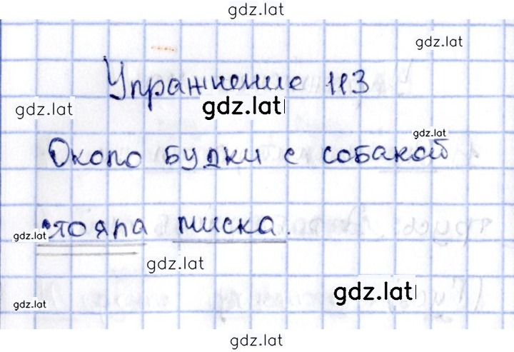 Решение задания № 113 — страница 1