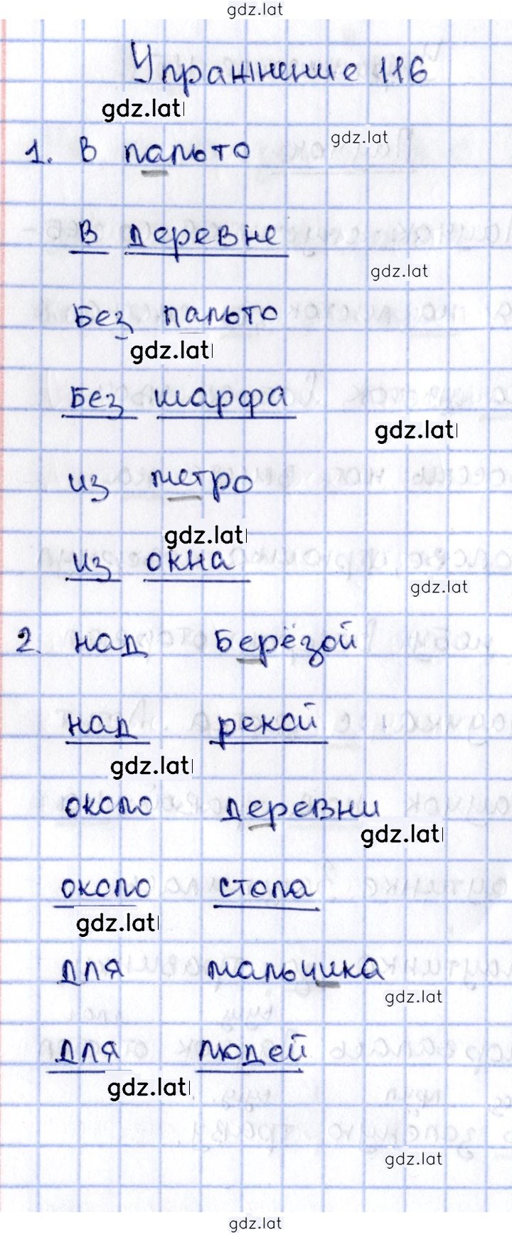 Решение задания № 116 — страница 1