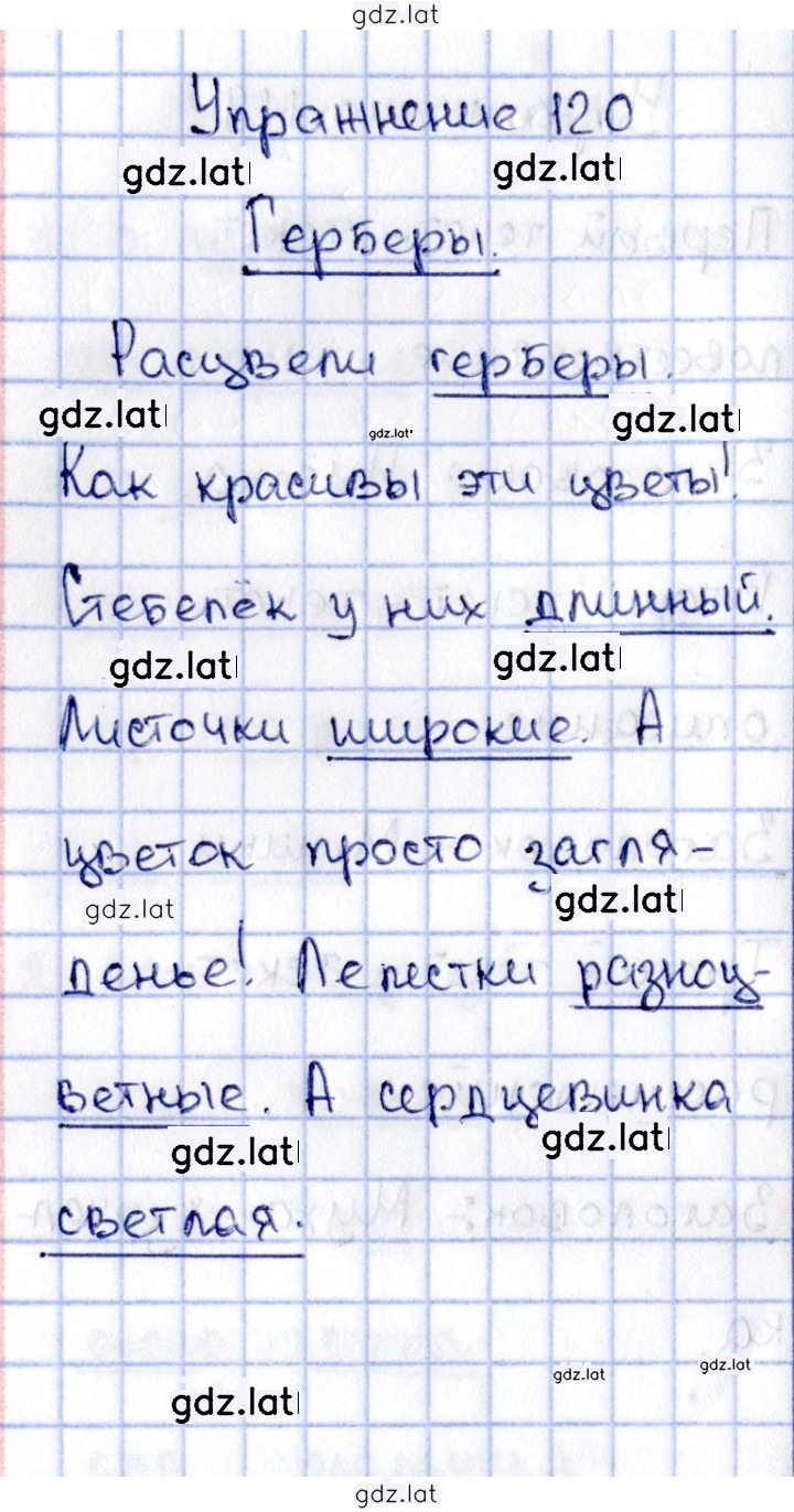 Решение задания № 120 — страница 1
