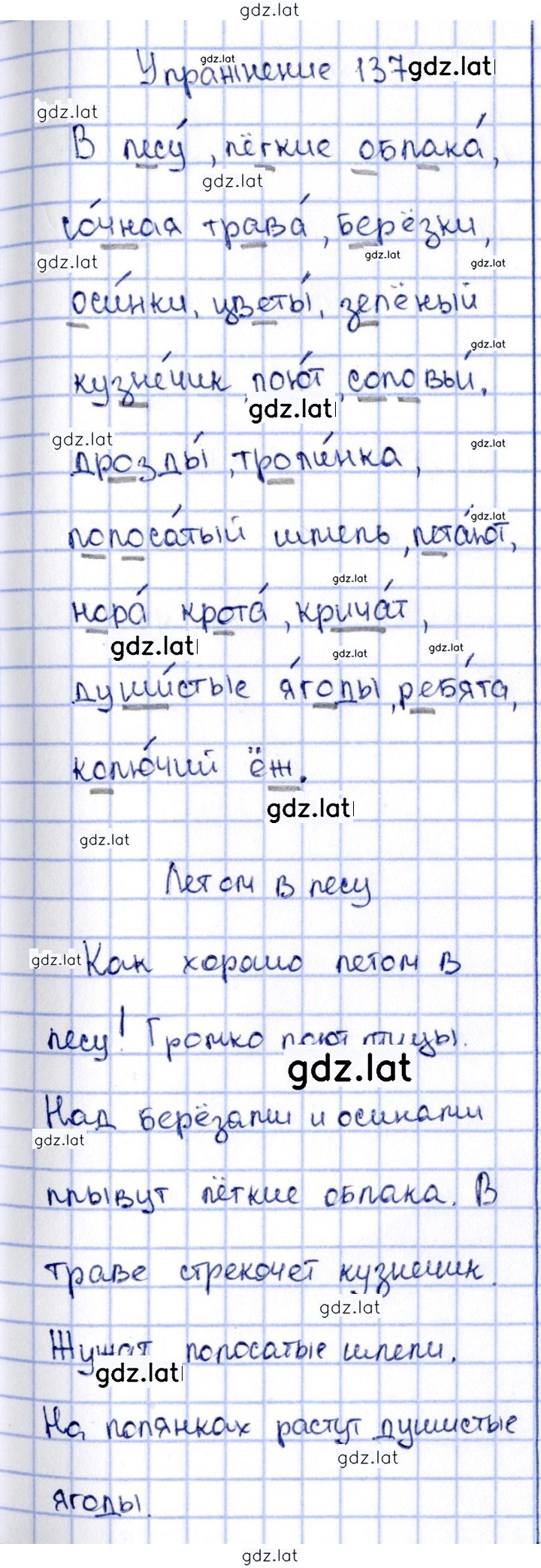 Решение задания № 137 — страница 1
