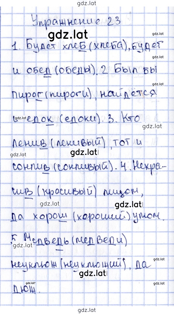 Решение задания № 23 — страница 1