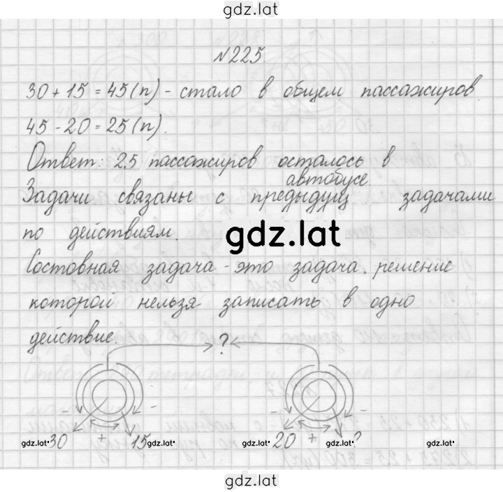 Решение задания № 225 — страница 1