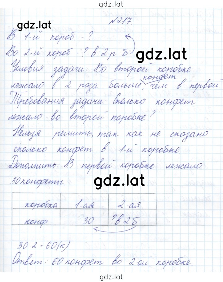 Решение задания № 217 — страница 1