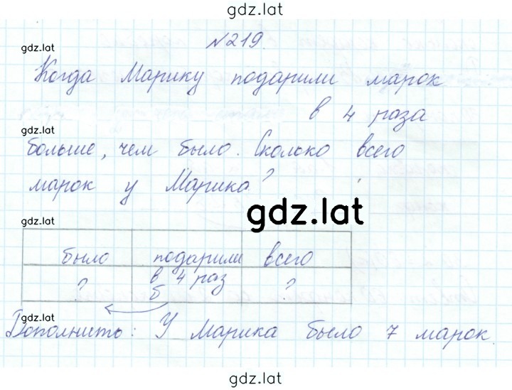 Решение задания № 219 — страница 1
