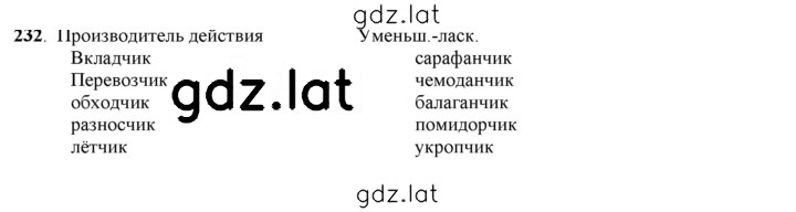 Решение задания № 232 — страница 1