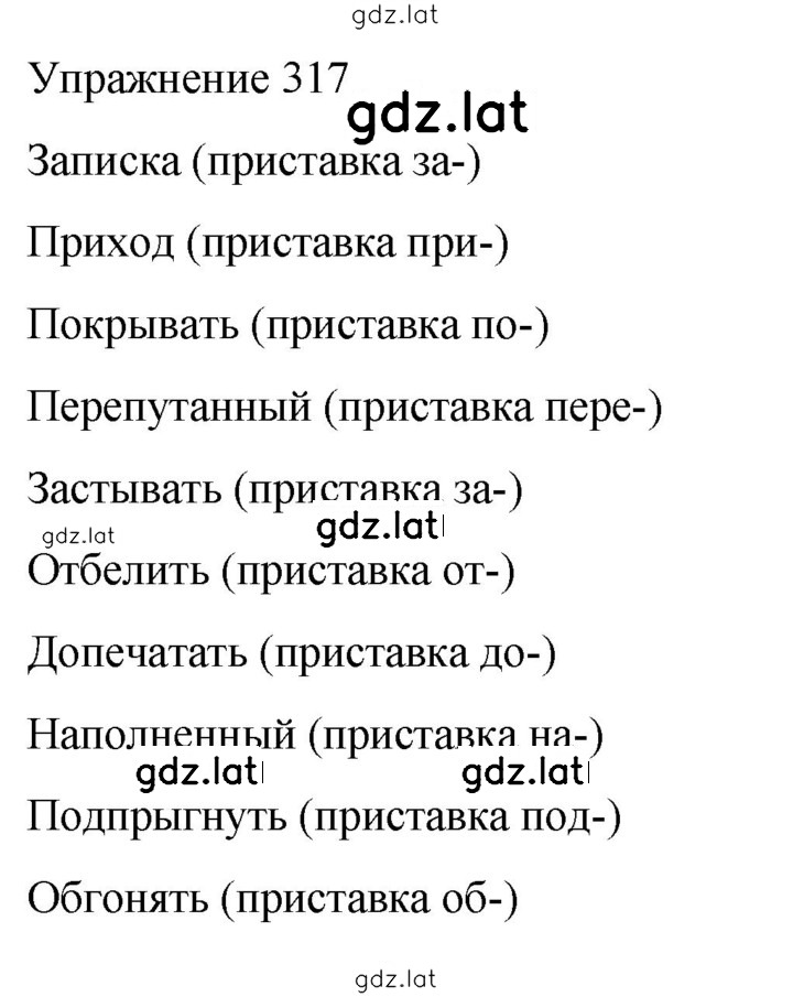 Решение задания № 317 — страница 1