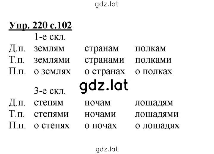 Решение задания № 220 — страница 1