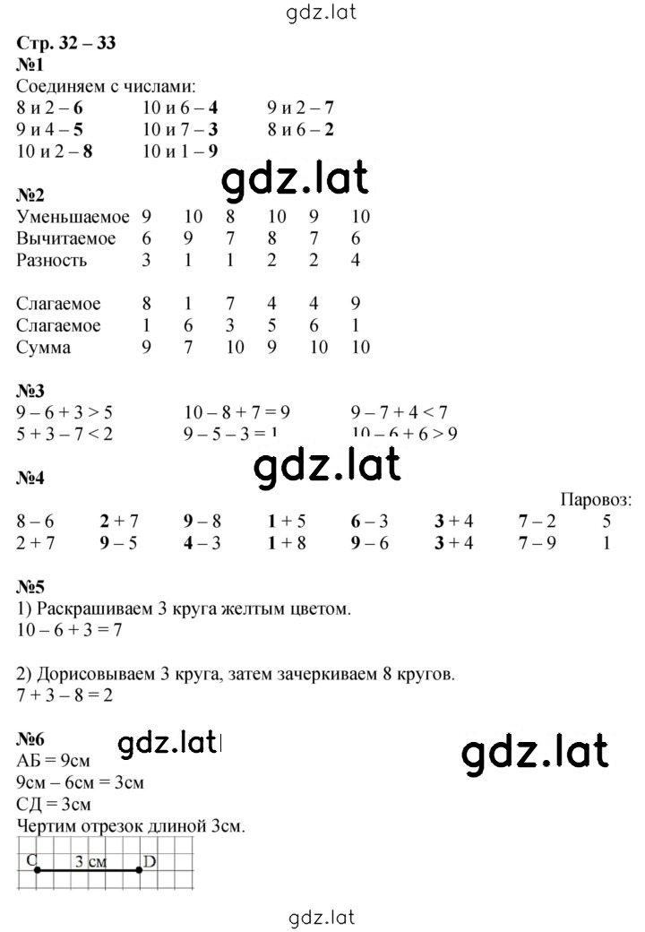 Решение задания № 32-33 — страница 1