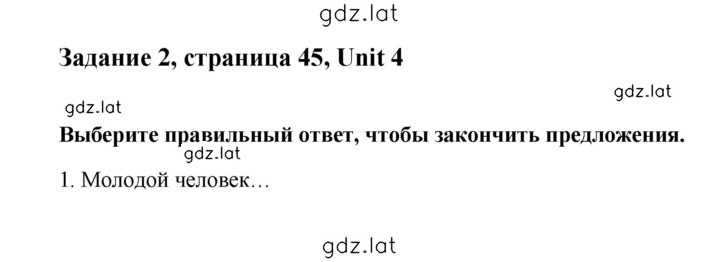 Решение задания № 45 — страница 1