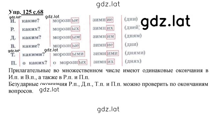 Решение задания № 125 — страница 1