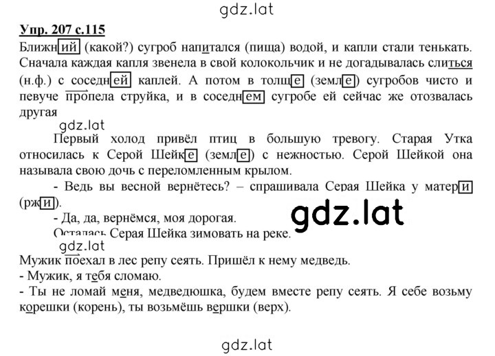 Решение задания № 207 — страница 1