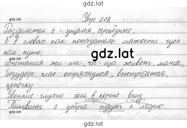 Решение задания № 218 — страница 1
