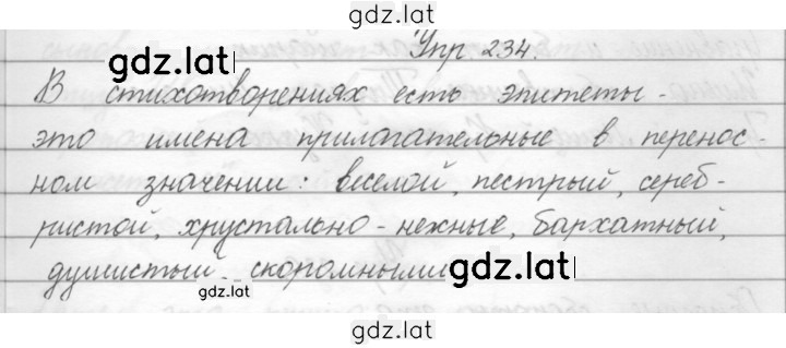 Решение задания № 234 — страница 1