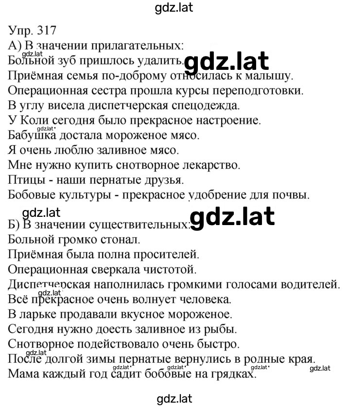 Решение задания № 317 — страница 1