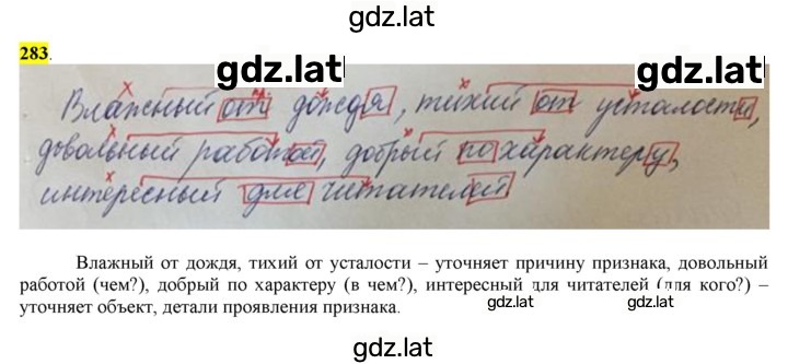 Решение задания № 283 — страница 1