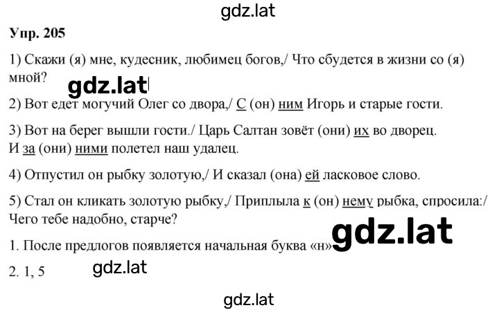 Решение задания № 205 — страница 1