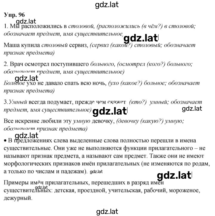 Решение задания № 96 — страница 1