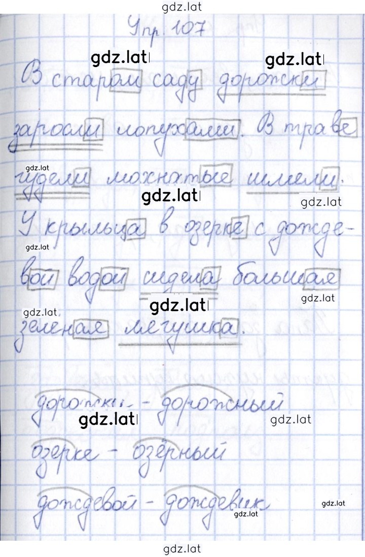 Решение задания № 107 — страница 1