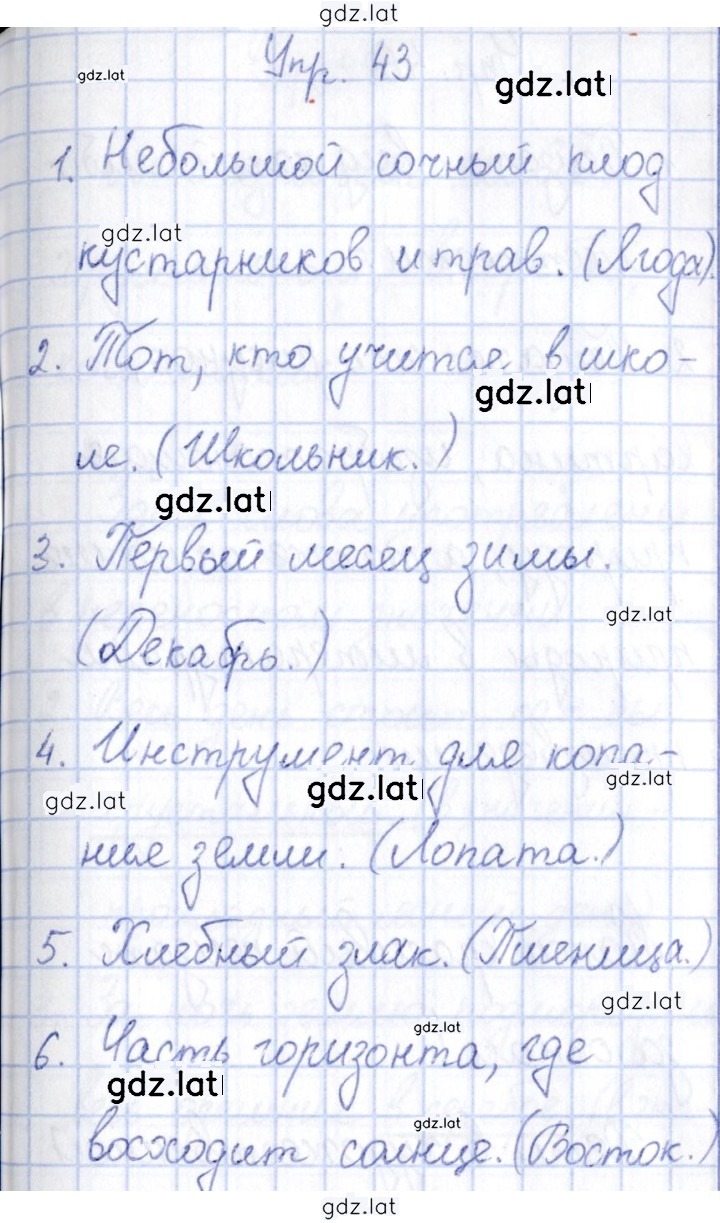 Решение задания № 43 — страница 1