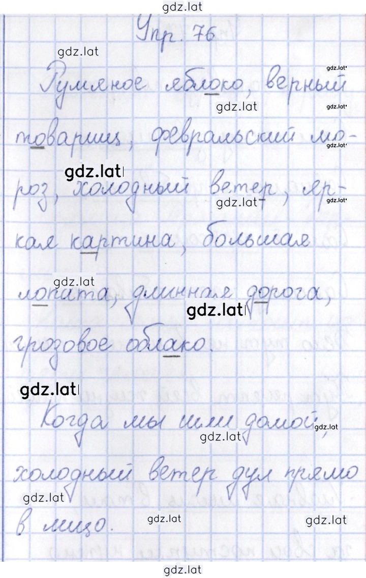 Решение задания № 76 — страница 1