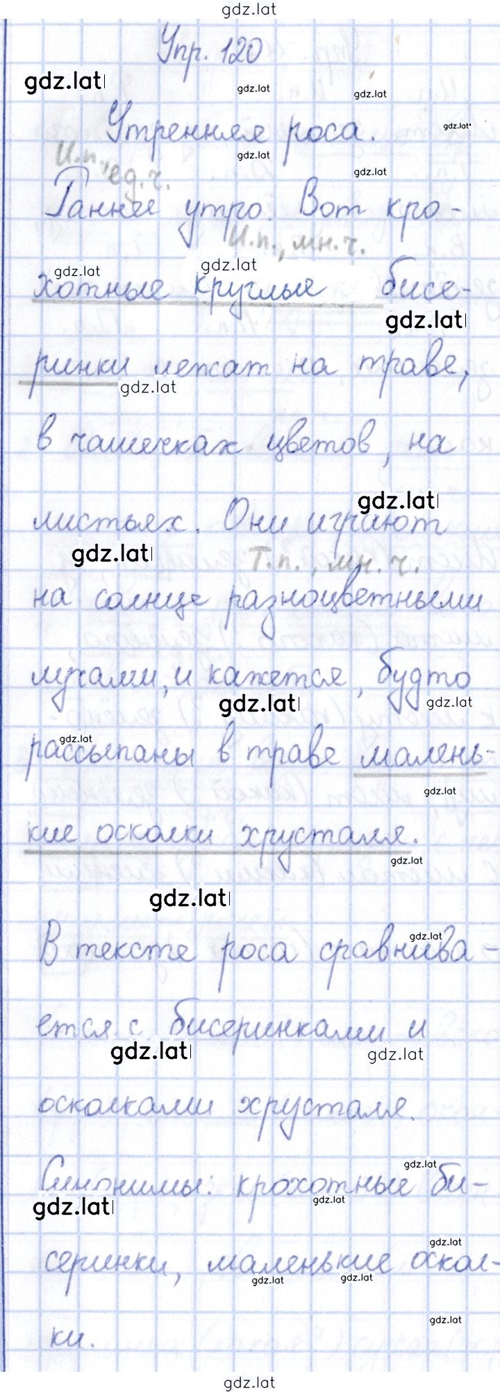 Решение задания № 120 — страница 1