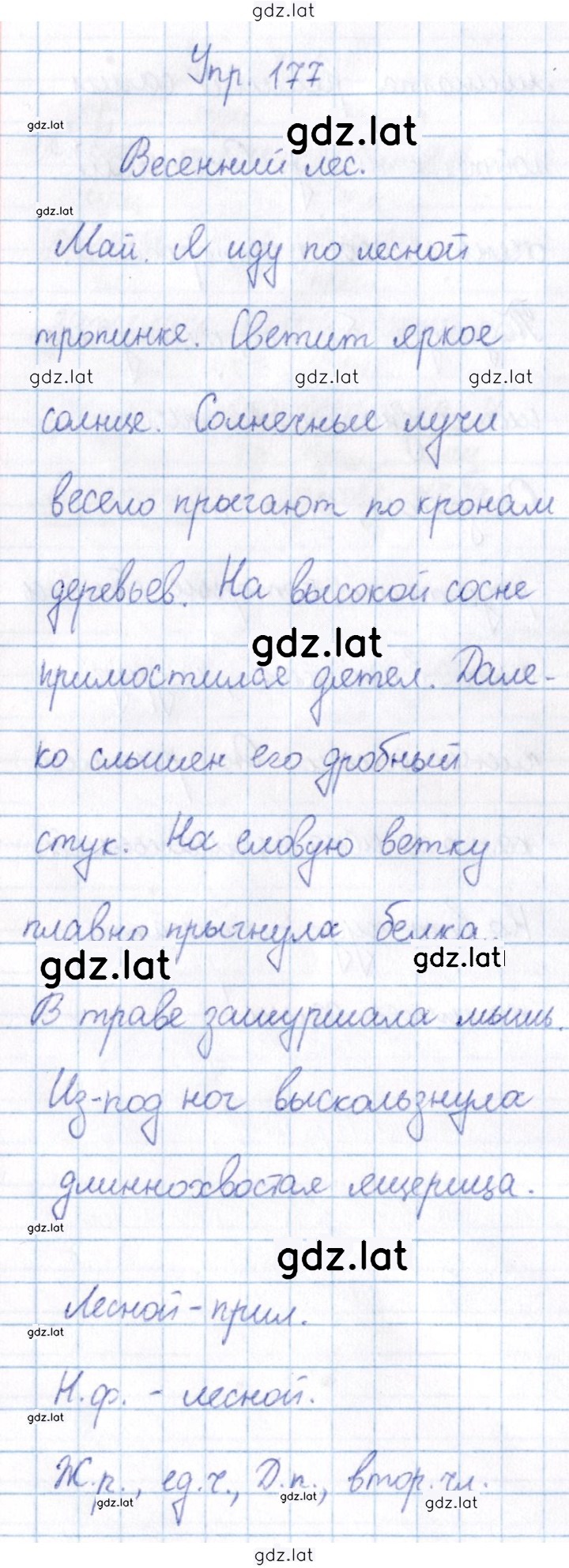 Решение задания № 177 — страница 1