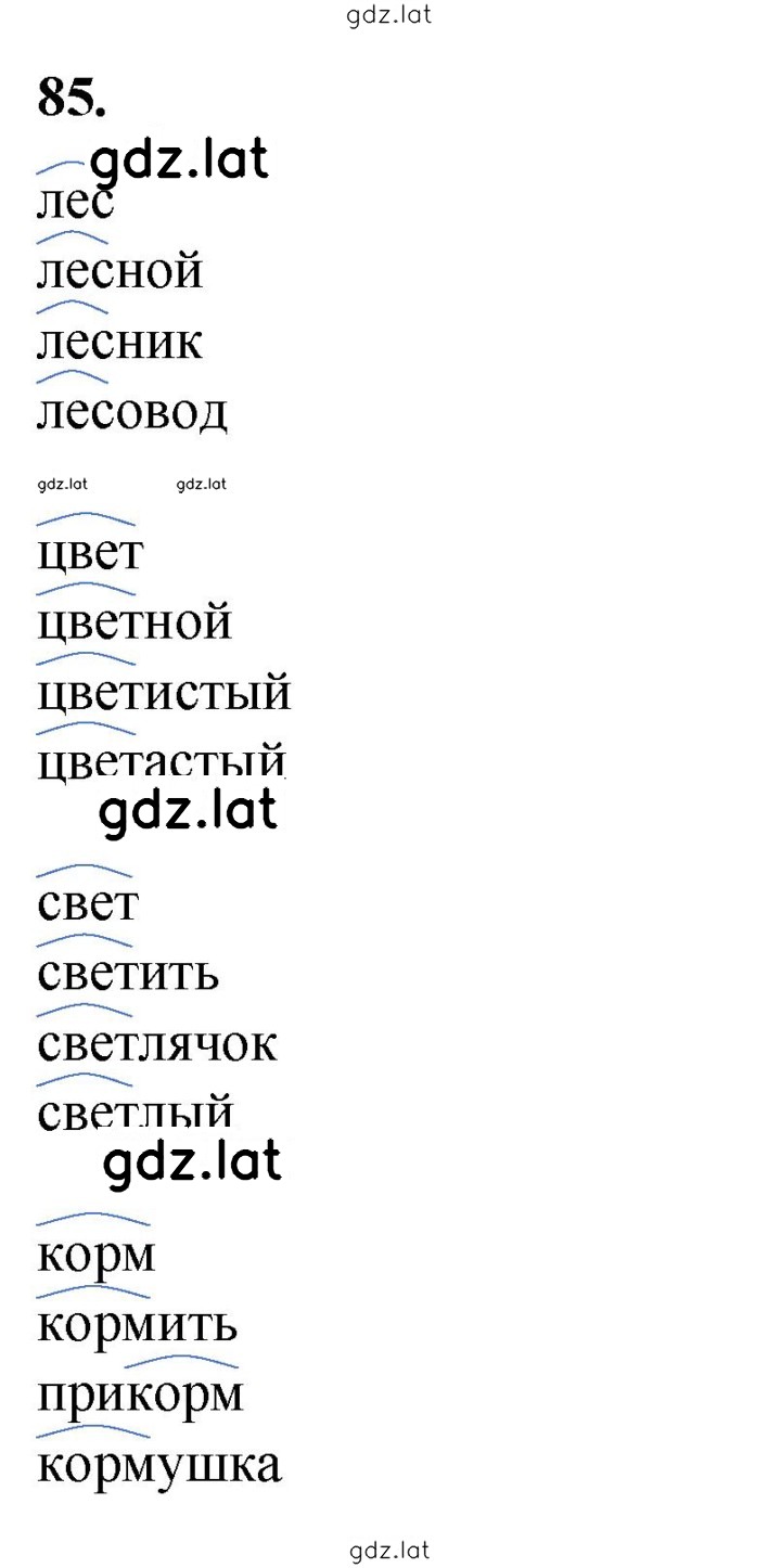 Решение задания № 85 — страница 1