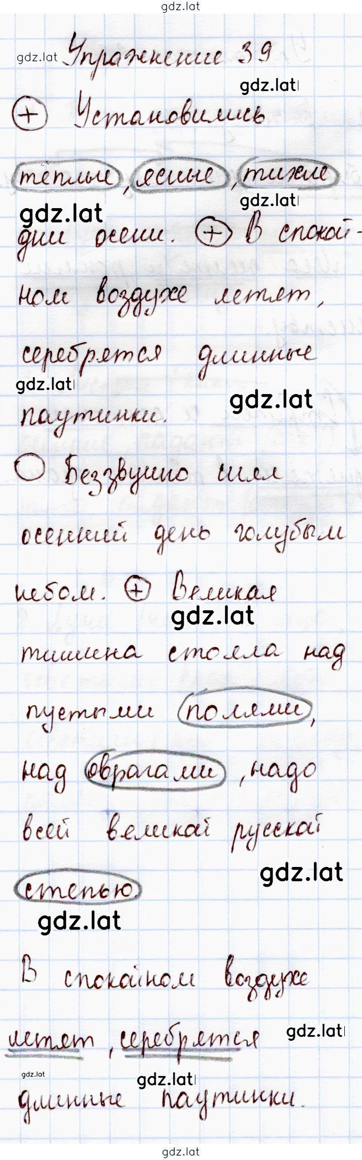 Решение задания № 39 — страница 1