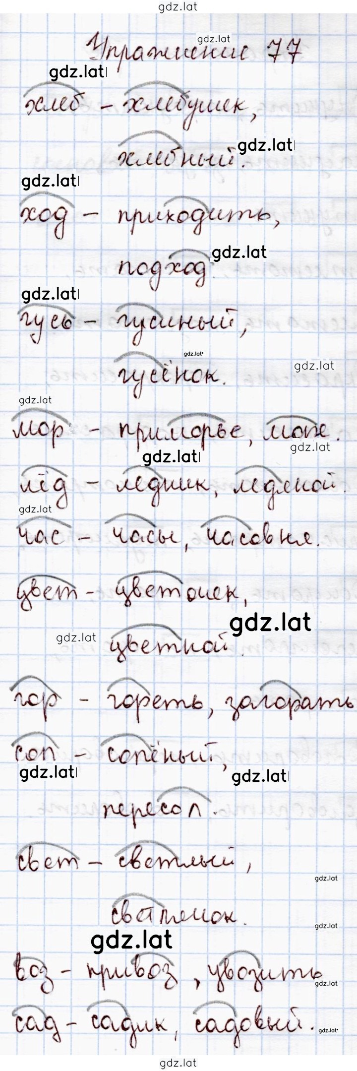 Решение задания № 77 — страница 1
