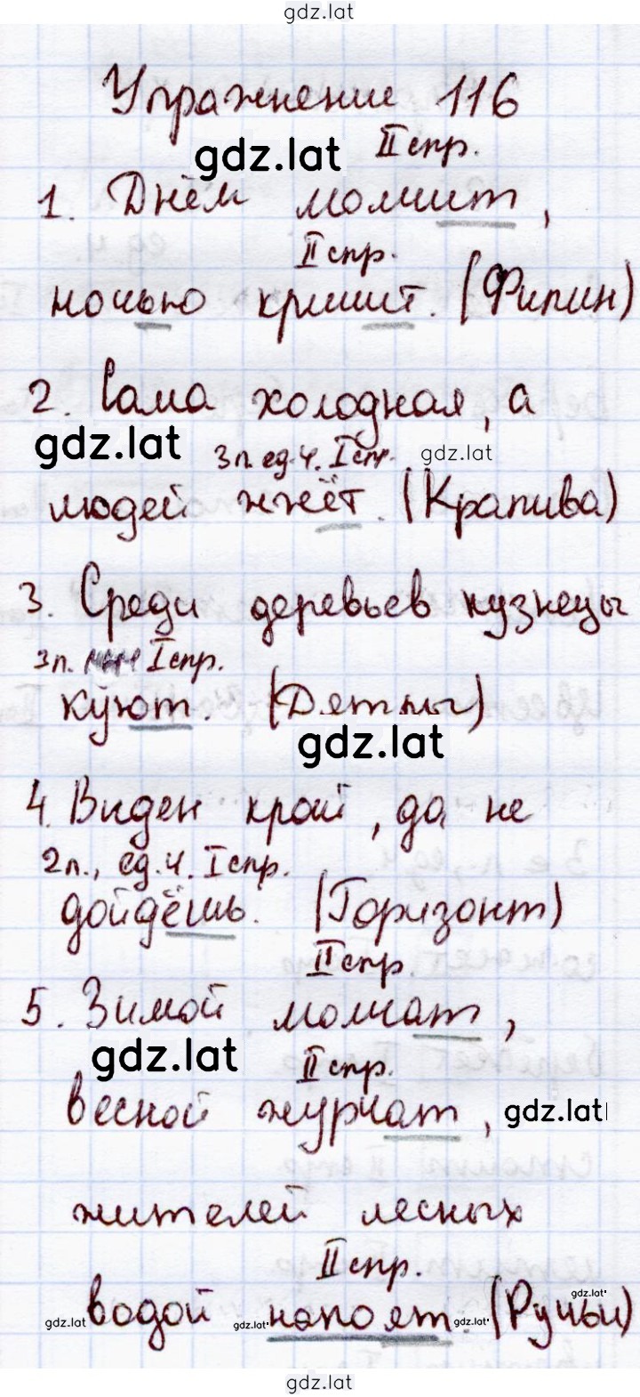 Решение задания № 116 — страница 1