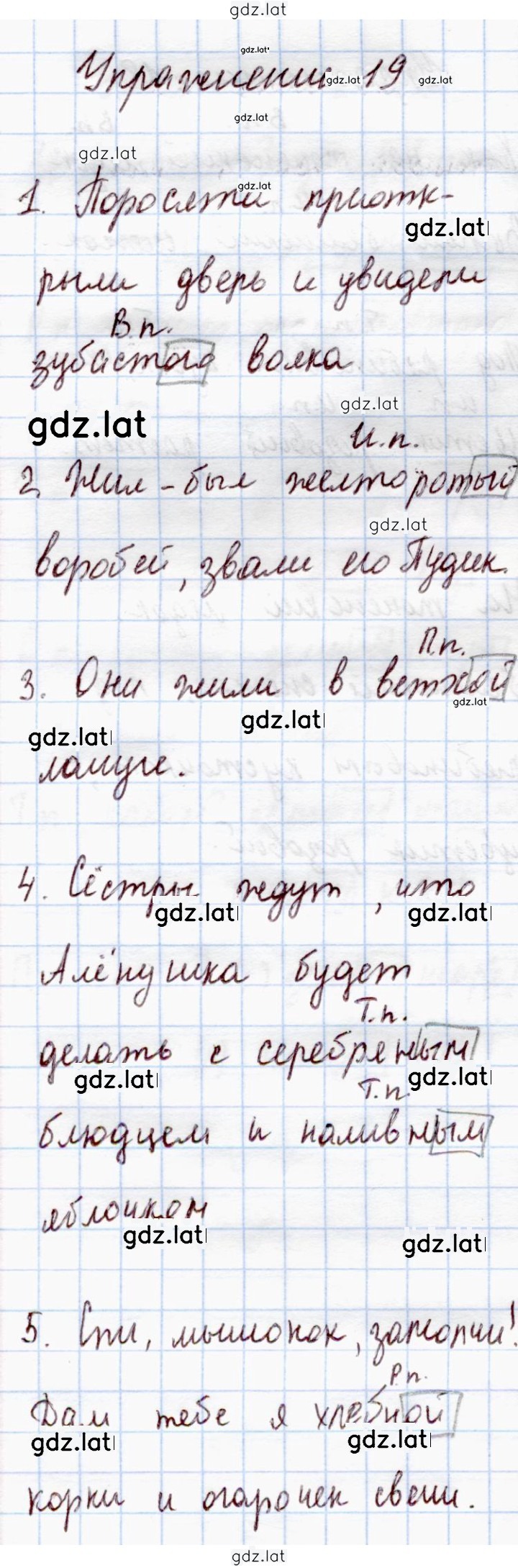 Решение задания № 19 — страница 1