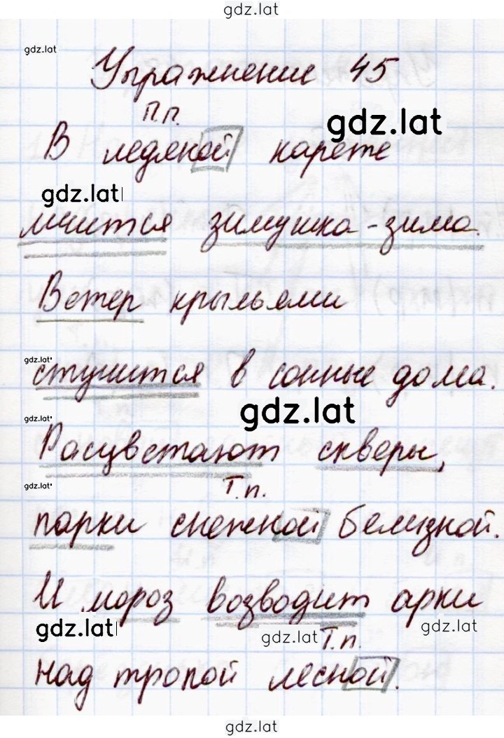 Решение задания № 45 — страница 1