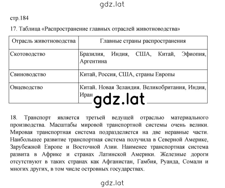 Решение задания № 184 — страница 1