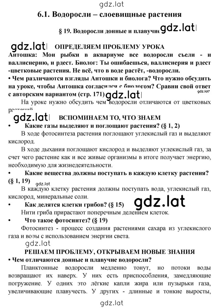 Решение задания № § 19 — страница 1