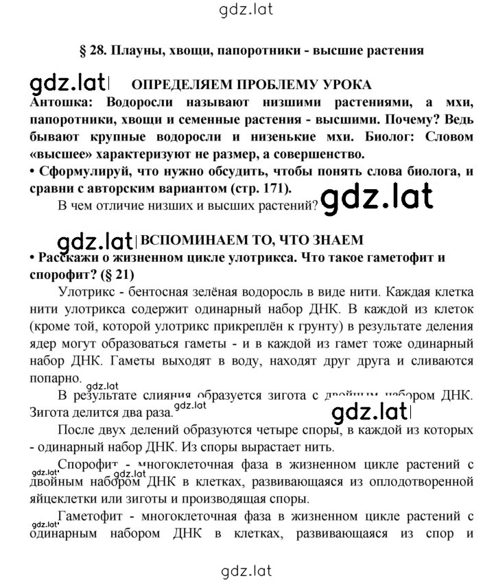 Решение задания № § 28 — страница 1