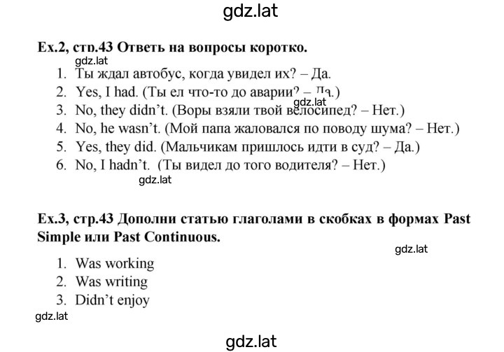Решение задания № 43 — страница 1