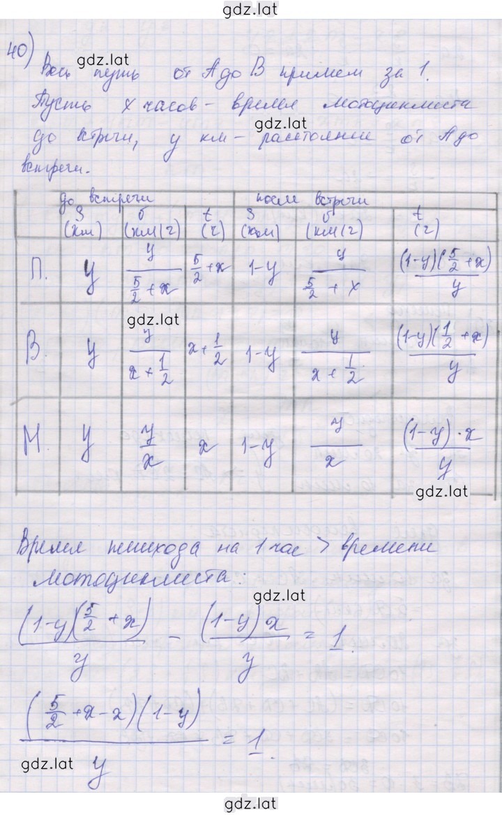 Решение задания № 40 — страница 1