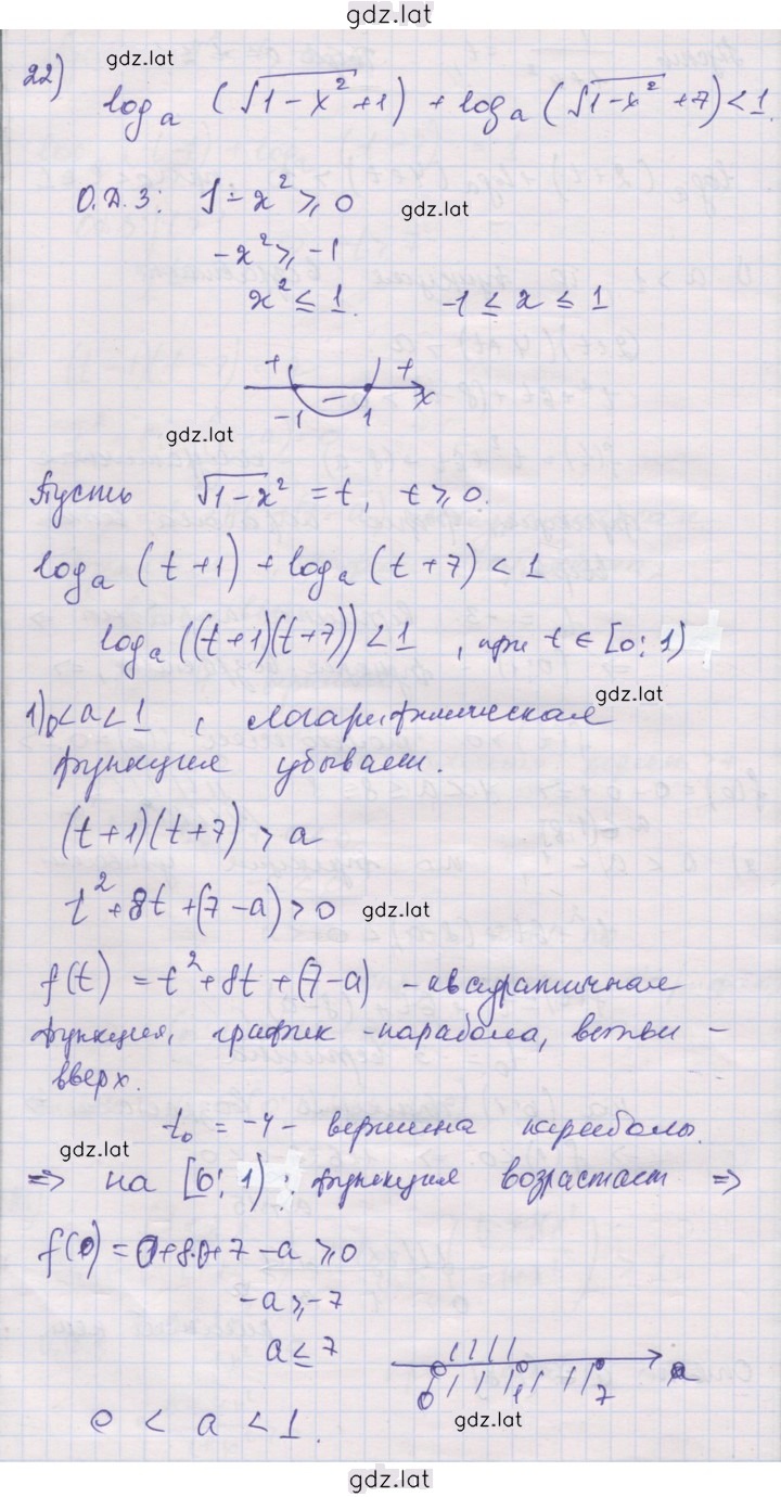 Решение задания № 22 — страница 1