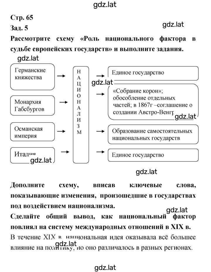 Решение задания № 65 — страница 1
