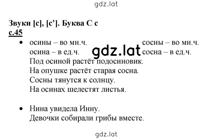 Решение задания № 45 — страница 1