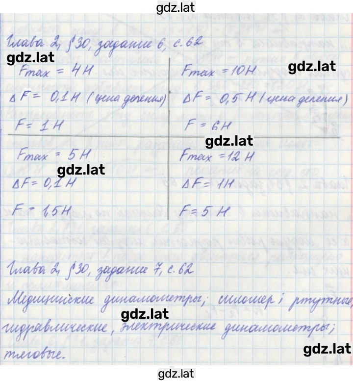 Решение задания № 62 — страница 1