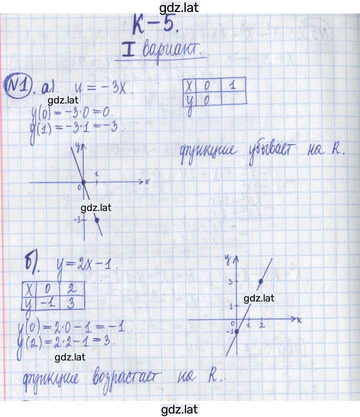 Решение задания № 1 — страница 1