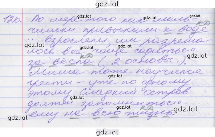 Решение задания № 120 — страница 1