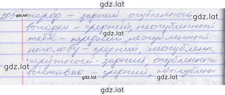 Решение задания № 205 — страница 1